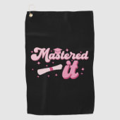 Master-Abschluss-MBA-Abschluss Golfhandtuch (Vorderseite)