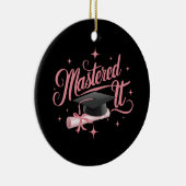 Master-Abschluss-MBA-Abschluss Keramik Ornament (Rechts)