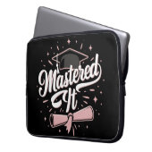 Master-Abschluss-MBA-Abschluss Laptopschutzhülle (Vorderseite Links)