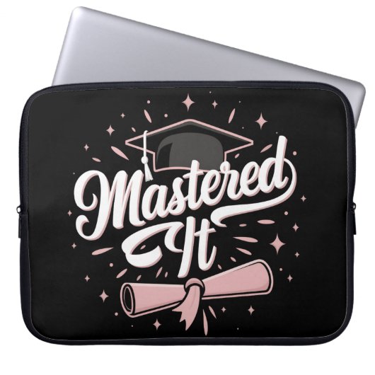 Master-Abschluss-MBA-Abschluss Laptopschutzhülle (Vorderseite)