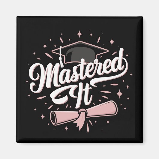 Master-Abschluss-MBA-Abschluss Magnet (Vorne)