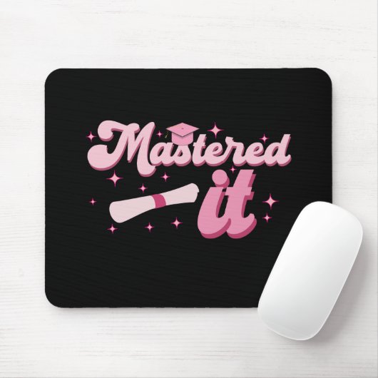 Master-Abschluss-MBA-Abschluss Mousepad (Mit Mouse)