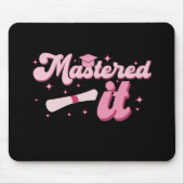 Master-Abschluss-MBA-Abschluss Mousepad (Vorne)