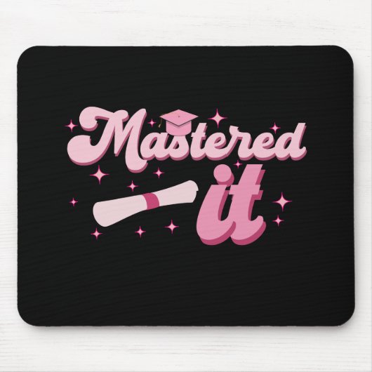 Master-Abschluss-MBA-Abschluss Mousepad (Vorne)