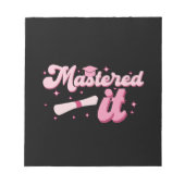 Master-Abschluss-MBA-Abschluss Notizblock (Vorderseite)