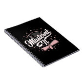 Master-Abschluss-MBA-Abschluss Notizblock (Rechte Seite)