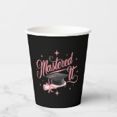 Master-Abschluss-MBA-Abschluss Pappbecher (Vorderseite)