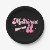 Master-Abschluss-MBA-Abschluss Pappteller (Vorderseite)