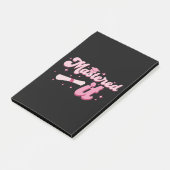 Master-Abschluss-MBA-Abschluss Post-it Klebezettel (angewinkelt)