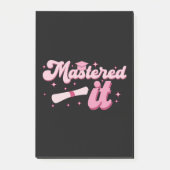 Master-Abschluss-MBA-Abschluss Post-it Klebezettel (Vorderseite)