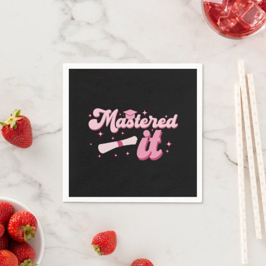 Master-Abschluss-MBA-Abschluss Serviette (Beispiel)