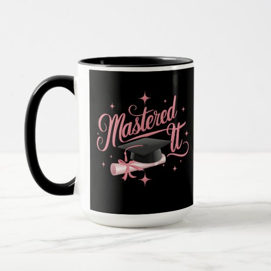 Master-Abschluss-MBA-Abschluss Tasse (Links)