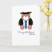 Master-Abschluss-MBA-Karte Karte (Gelbe Blume)