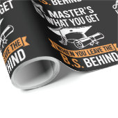 Master-Abschluss MBA Master-Abschluss Abschluss Geschenkpapier (Rolleneckpunkt)