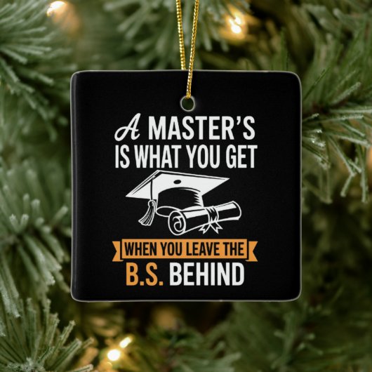 Master-Abschluss MBA Master-Abschluss Abschluss Keramikornament (Baum)