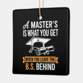 Master-Abschluss MBA Master-Abschluss Abschluss Keramikornament (Links)