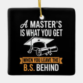 Master-Abschluss MBA Master-Abschluss Abschluss Keramikornament (Vorderseite)