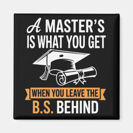 Master-Abschluss MBA Master-Abschluss Abschluss Magnet (Vorne)