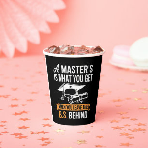 Master-Abschluss MBA Master-Abschluss Abschluss Pappbecher