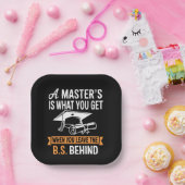 Master-Abschluss MBA Master-Abschluss Abschluss Pappteller (Party)