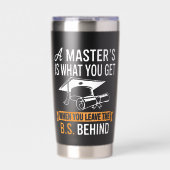 Master-Abschluss MBA Master-Abschluss Abschluss Thermobecher (Vorderseite)