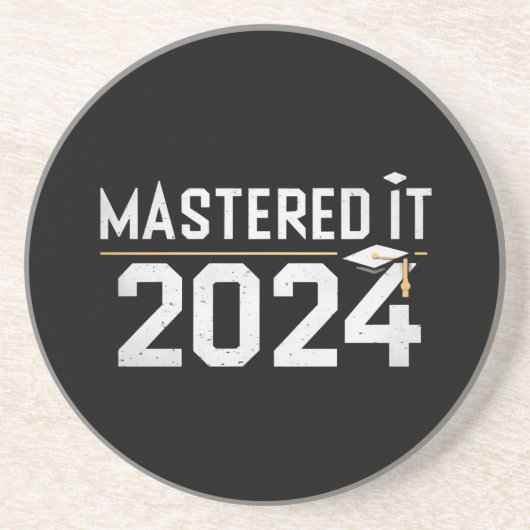 Master-Abschluss Meisterhaft 2024 Master-Abschluss Getränkeuntersetzer (Vorne)