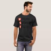Master-Abschluss-Shirt T-Shirt (Vorne ganz)