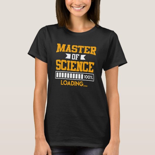 Master-Abschluss T-Shirt (Vorderseite)