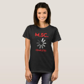 Master-Abschluss T-Shirt (Vorne ganz)