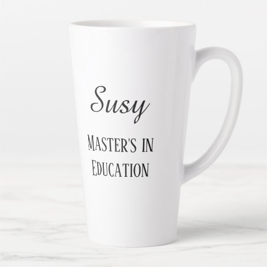 Master-Abschluss-Tasse Milchtasse (Rechts)