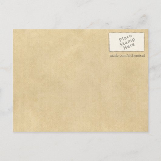 Master Alchemist Labrador Tools Postkarte (Rückseite)