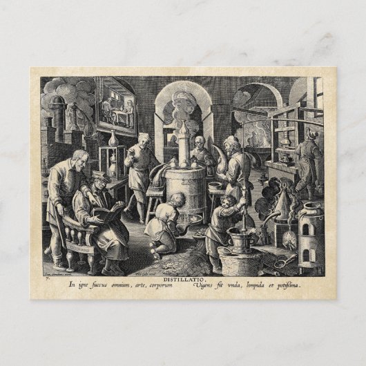 Master Alchemist Labrador Tools Postkarte (Vorderseite)