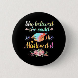 Master Art of Men - Akademischer Abschluss Button