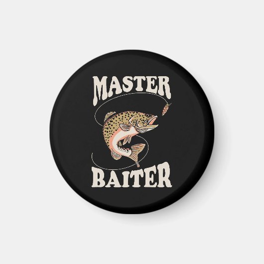 Master-Baiter-Fischerei Magnet (Vorne)