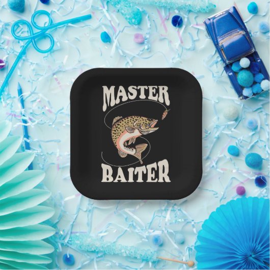 Master-Baiter-Fischerei Pappteller (Party)