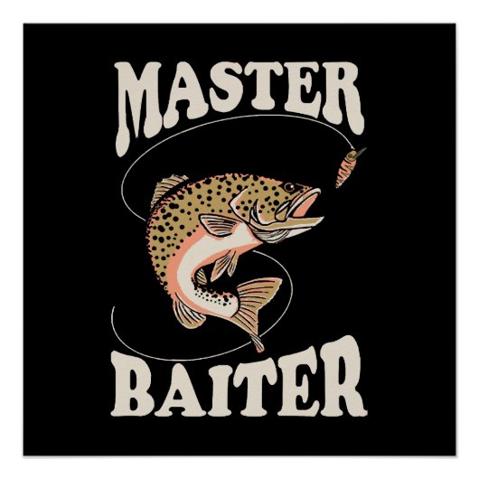 Master-Baiter-Fischerei Poster (Vorderseite)