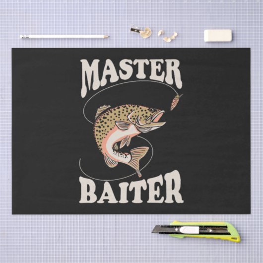 Master-Baiter-Fischerei Seidenpapier (Handwerk)