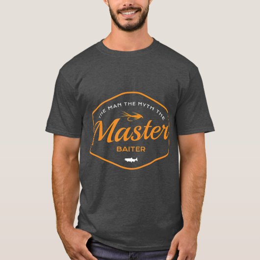 Master Baiter Funny Fishing T-Shirt (Vorderseite)