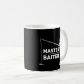 Master-Baiter für Fischer oder Fischerei Lover T-S Kaffeetasse (VorderseiteRechts)