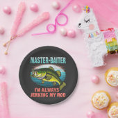 Master Baiter I'm Jerking My Rod Vater Fisher Pappteller (Party)