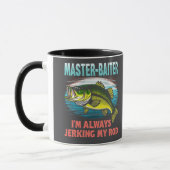Master Baiter I'm Jerking My Rod Vater Fisher Tasse (Links)