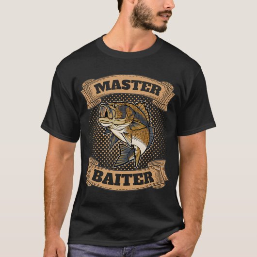 Master Baiter Klassisches Angeln T-Shirt (Vorderseite)