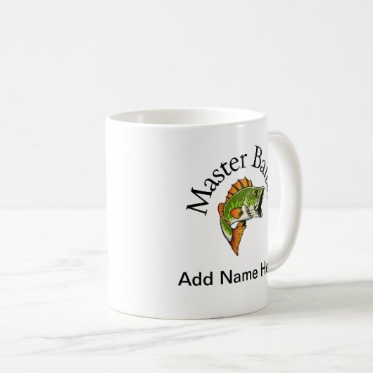 Master Baiter Personalisierte Mug Kaffeetasse (VorderseiteRechts)