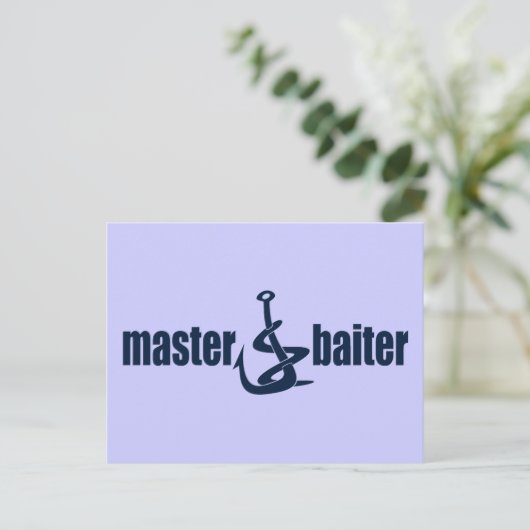 Master Baiter Postkarte (Stehend Vorderseite)