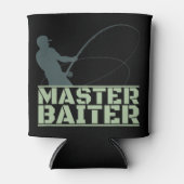 Master Baiter Shirts für Männer, Fishing-Shirt Fun Dosenkühler (Vorderseite)
