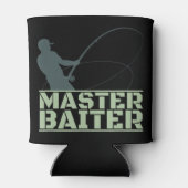 Master Baiter Shirts für Männer, Fishing-Shirt Fun Dosenkühler (Rückseite)