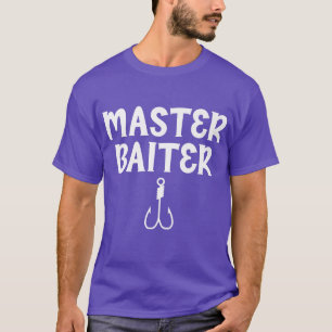 Master Baiter Spaß Joke T-Shirt für Angelfreunde P