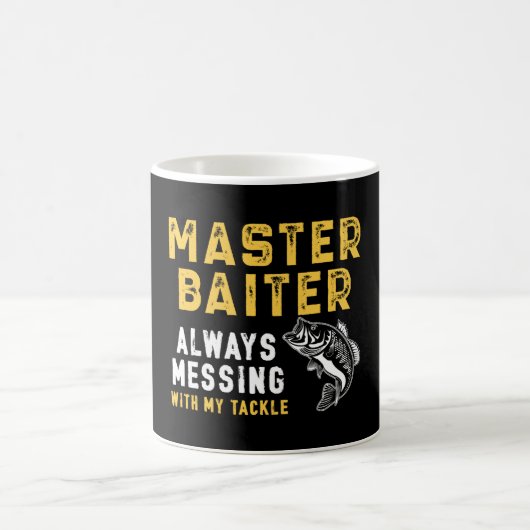 Master-Baiter-Sprichwort Kaffeetasse (Mittel)
