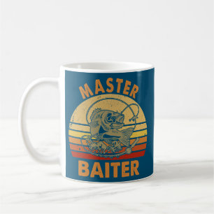 Master Baiter Vintag Bass Fishing Camping Kaffeetasse