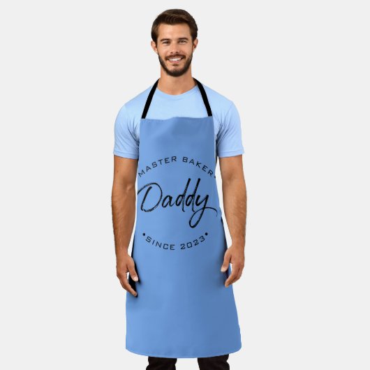 MASTER Baker Daddy seit Personalisierten Jahren Schürze (Getragen)